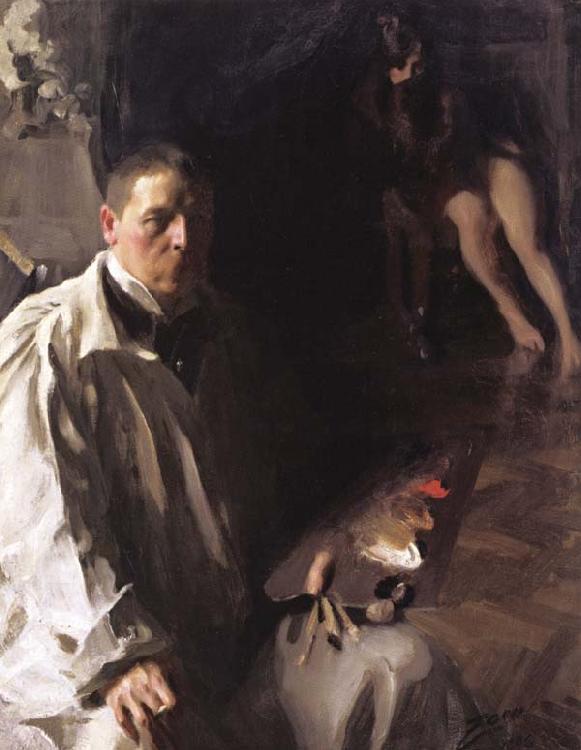  Self-Portrait with Model